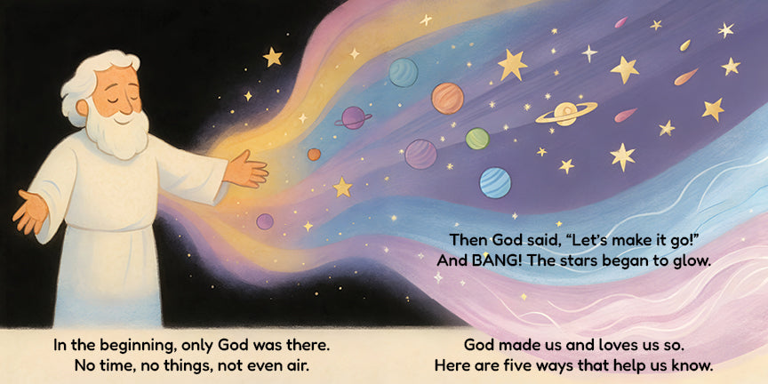 Summa Theologica for Babies - Aquinas's Five Ways  Page 1 Catholic Baby Board Book Cradle Catholic Press
